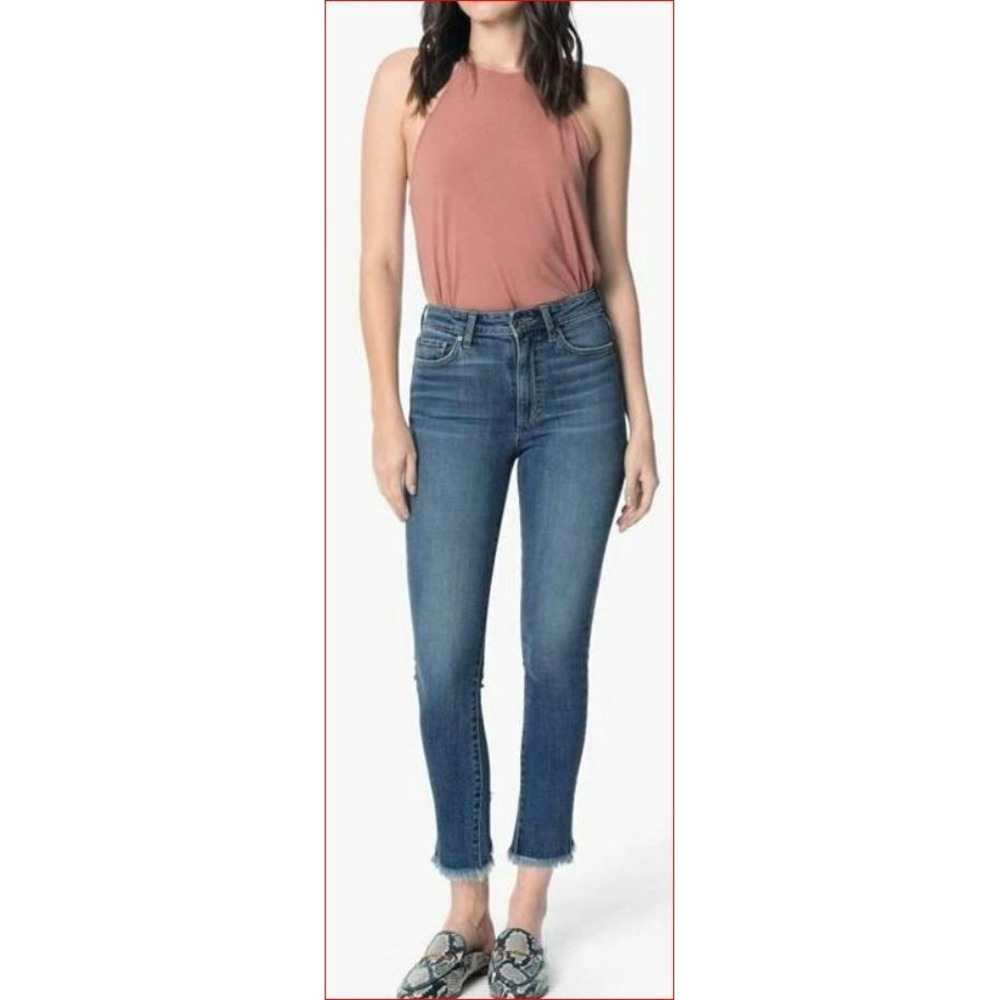 Joe's Jeans The Charlie High Rise Skinny Ankle Blue Denim 24 45GX5TRJ5748